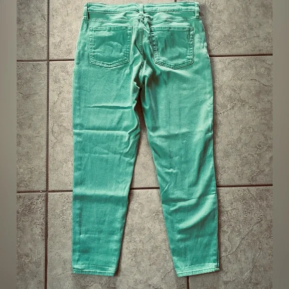 🌟 GAP- Super Skinny Ankle Mint Green Jeans- Size 12 - Picture 4 of 10